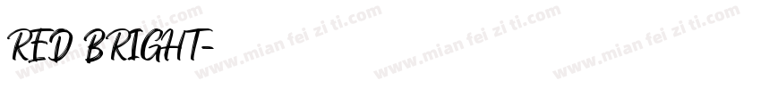 RED BRIGHT字体转换